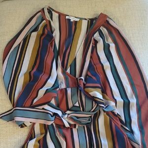 Olivaceous Wrap Dress